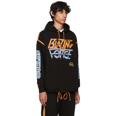 MCQ ALEXANDER MCQUEEN 黑色“BLAZING FORCE”连帽衫