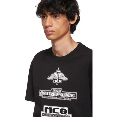 Shop Mcq By Alexander Mcqueen Mcq Alexander Mcqueen Black Astroforce T-shirt