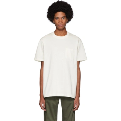 Shop Norse Projects Off-white Joannes Pocket T-shirt In 0957 Ecru