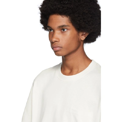 Shop Norse Projects Off-white Joannes Pocket T-shirt In 0957 Ecru