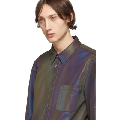 Shop Sies Marjan Multicolor Reflective Sander Shirt In Eggpl