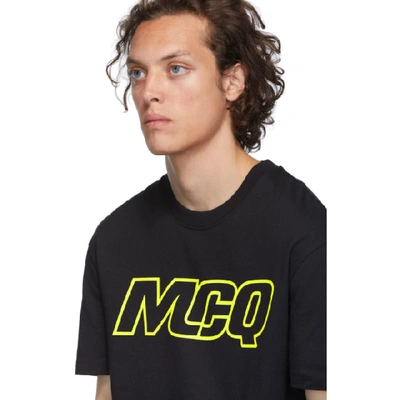 Shop Mcq By Alexander Mcqueen Mcq Alexander Mcqueen Black Logo T-shirt In 1000 Drkblk