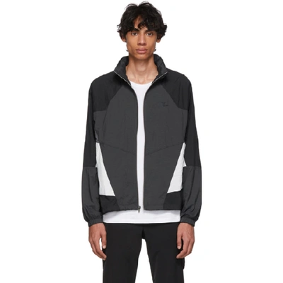 Shop Nike Grey Nsw Re-issue Hd Jacket In 060anthblk