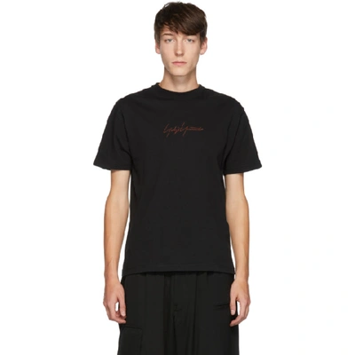 Shop Yohji Yamamoto Black New Era Edition Short Sleeve T-shirt