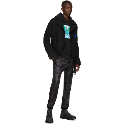 Shop Off-white Black Arrows Peacoat In Blk Wht