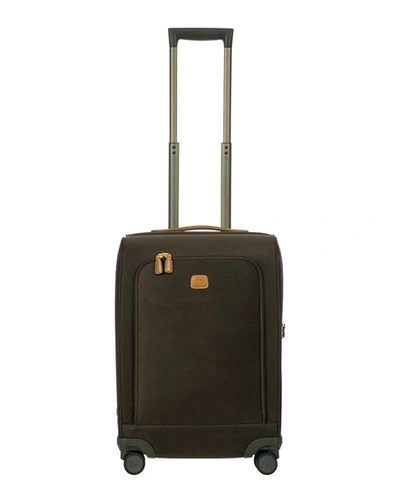 Shop Bric's Life 21" Carryon Split Frame Spinner Luggage In Olive