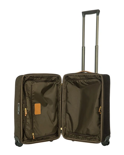 Shop Bric's Life 21" Carryon Split Frame Spinner Luggage In Olive