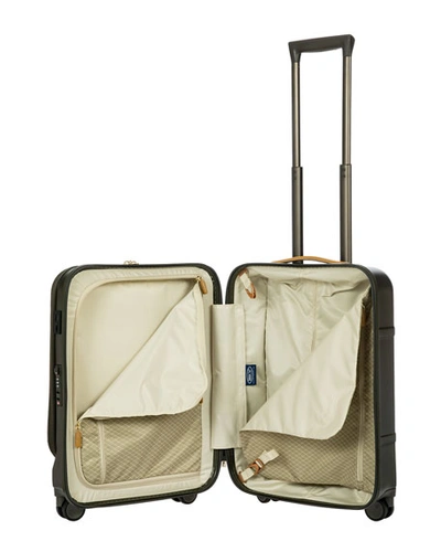 Shop Bric's Bellagio 21" Carryon Spinner Luggage In Olive