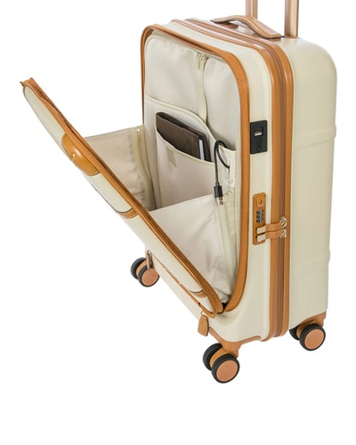 Shop Bric's Bellagio 21" Carryon Spinner Luggage In Cream