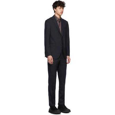 Shop Lanvin Navy Attitude Suit In 29 Navy