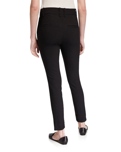 Shop Vince High-waist Cigarette Pants In Black