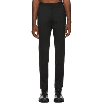 Shop Dsquared2 Black Tidy Fit Trousers In S40320 900