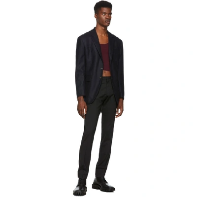 Shop Dsquared2 Black Tidy Fit Trousers In S40320 900