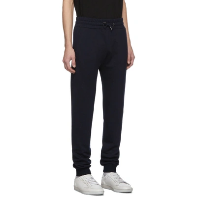 Shop Eidos Navy Wool Sweat Lounge Pants