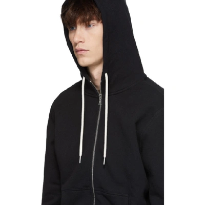 Shop John Elliott Black Flash 2 Full Zip Hoodie