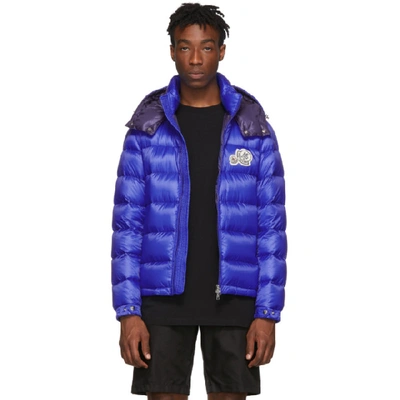 Moncler Bramant Quilted Shell Hooded Down Jacket In 71f - Blue | ModeSens
