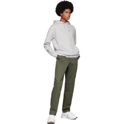 Shop Norse Projects Green Albin Chino Trousers In 8098/ Ivy