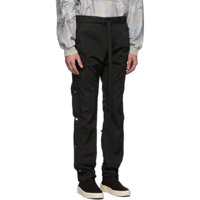 Fear Of God Tie Waist Trousers In 001 Black | ModeSens