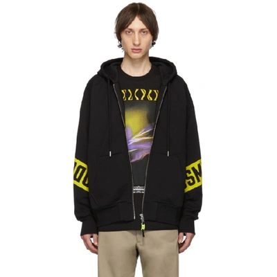 Shop Diesel Black S-alby-zip-a1 Hoodie In 900 Black