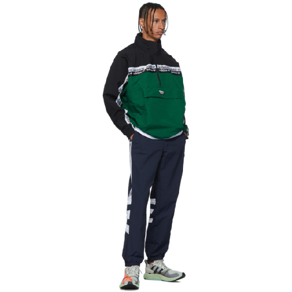 Adidas Originals Green & Black Ryv Blkd 2.0 Track Jacket ...