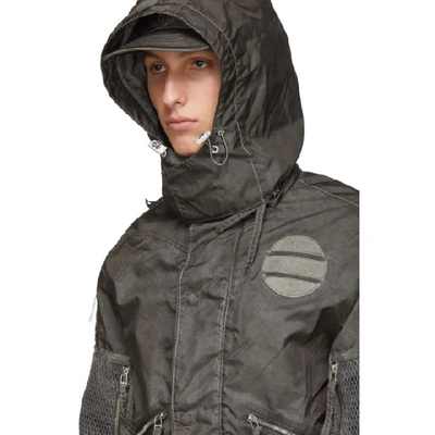 Shop Kanghyuk Grey Readymade Airbag Astronaut Jacket In Charcoal