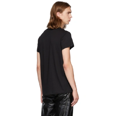 Ann Demeulemeester Wandering In The Dark T-shirt In Black/red