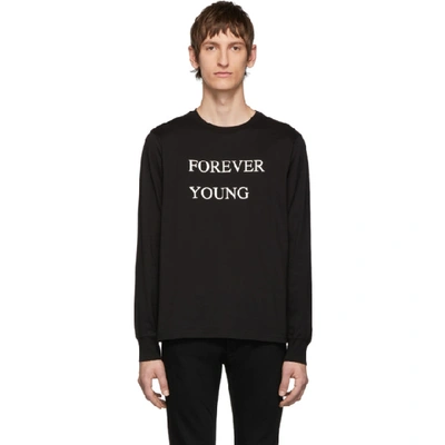 Shop Takahiromiyashita The Soloist Takahiromiyashita Thesoloist. Black Forever Young Long Sleeve T-shirt