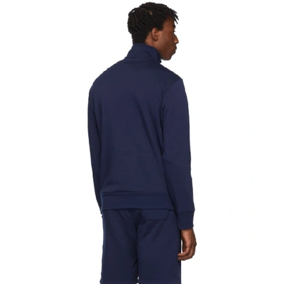 Shop Polo Ralph Lauren Navy Fleece Polo Sport Half-zip Sweatshirt