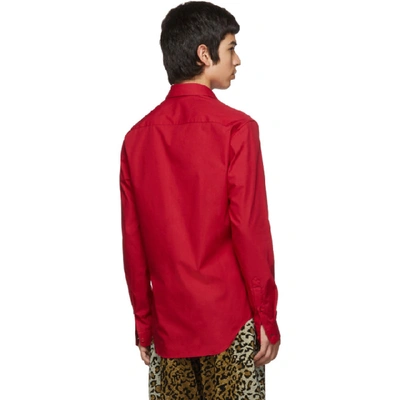 Shop Versace Red Medusa Shirt In A041 Red