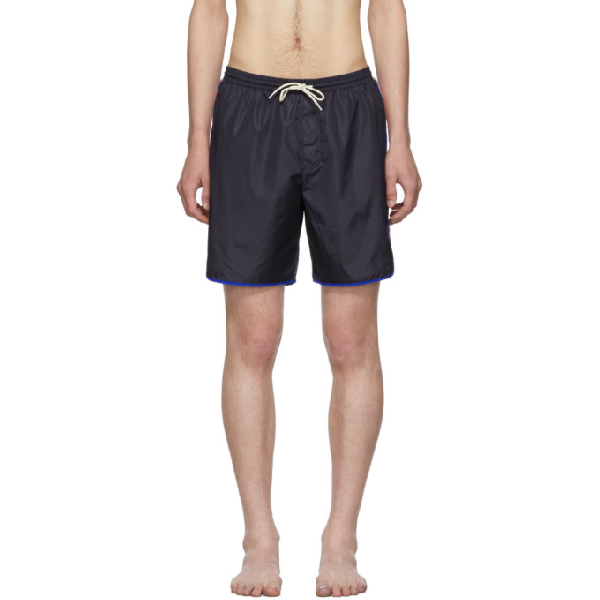 blue gucci swim shorts