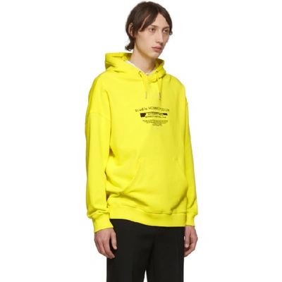 Shop Givenchy Yellow 'homme Podium' Sweatshirt