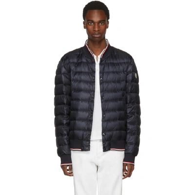 MONCLER NAVY DOWN AUBRY JACKET