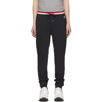 Shop Moncler Navy Retro Lounge Pants In 778 Navy