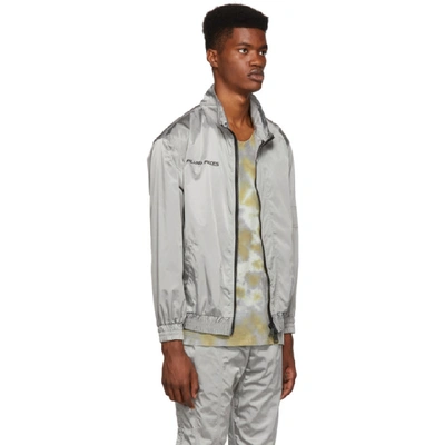 Shop Filling Pieces Grey Logo Track Jacket In 1932 Grey