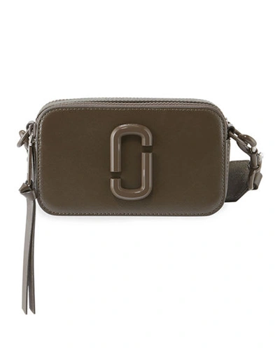 Shop Marc Jacobs Snapshot Split Crossbody Camera Bag In Gray