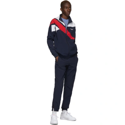 Shop Reebok Classics Navy Classic Track Jacket In Collegnavy