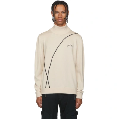 Shop A-cold-wall* Off-white Classic Turtleneck In Bone