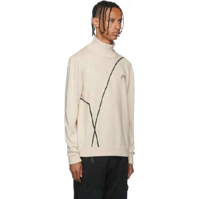 Shop A-cold-wall* Off-white Classic Turtleneck In Bone