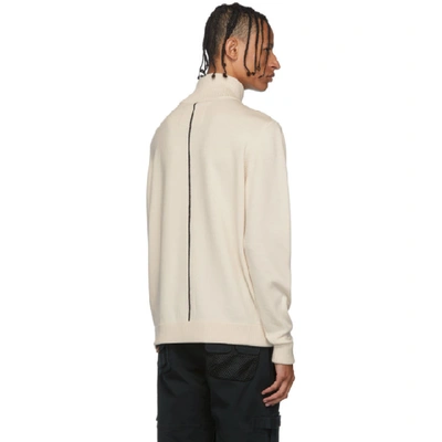 Shop A-cold-wall* Off-white Classic Turtleneck In Bone