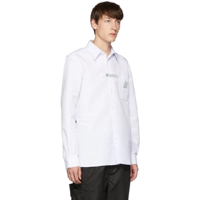 Shop Xander Zhou White Poplin Shirt