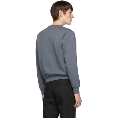 Shop Affix Grey Embroidery Logo Sweatshirt In Util Grey
