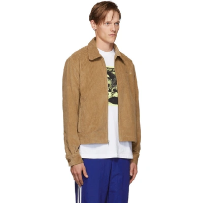 Shop Noon Goons Brown Cord Countyline Jacket In Carmelbrwn