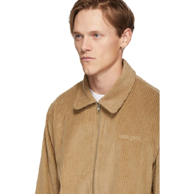 Shop Noon Goons Brown Cord Countyline Jacket In Carmelbrwn