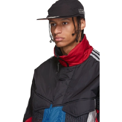 Shop Y-3 Multicolor Colorblock Padded Track Jacket In Blkbluered