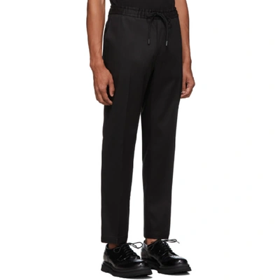 Shop Hugo Boss Boss Black Banks Stretch Trousers In 001black