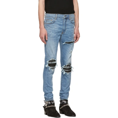 Shop Amiri Blue Mx1 Jeans