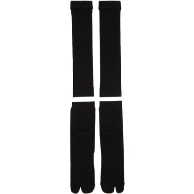 Shop Goodfight Black Two-piece Tabi Socks