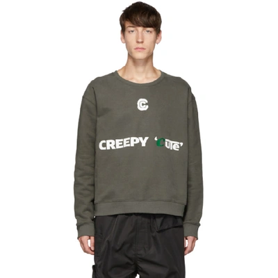 Shop Xander Zhou Grey Pullover Sweatshirt