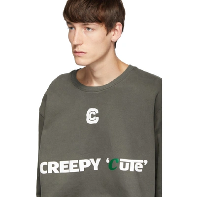 Shop Xander Zhou Grey Pullover Sweatshirt