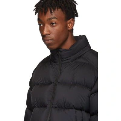 Shop Moncler Black Down Wilms Jacket In 999 Black